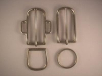 Kování na poprsní postroj - ploché  