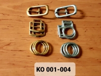 Kování na ohlávky a uzdu