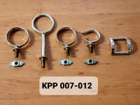 Kování na poprsní postroj - ploché 