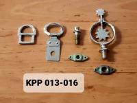 Kování na poprsní postroj - ploché 